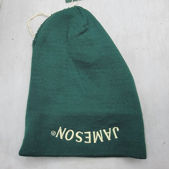 Jameson Adults Green Beanie Hat Winter Warm Casual Outdoors Comfort Lightweight - Picture 4 of 6